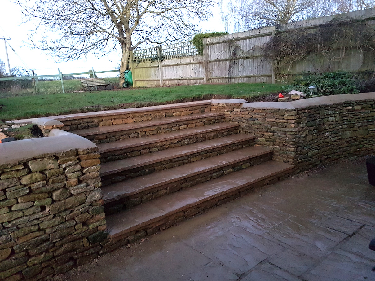 New steps.